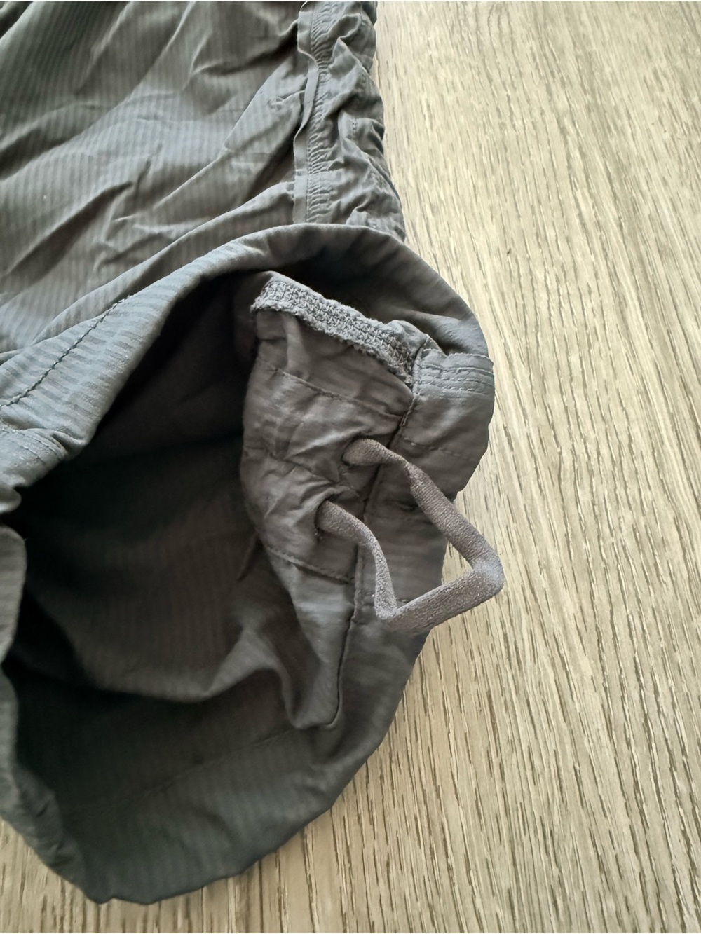 Lululemon Quick Step Pant Gray Dance Ruched Cinch Hem Size 12 - Picture 7 of 14